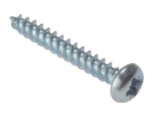 Woodscrews Pozi Round Head BZP