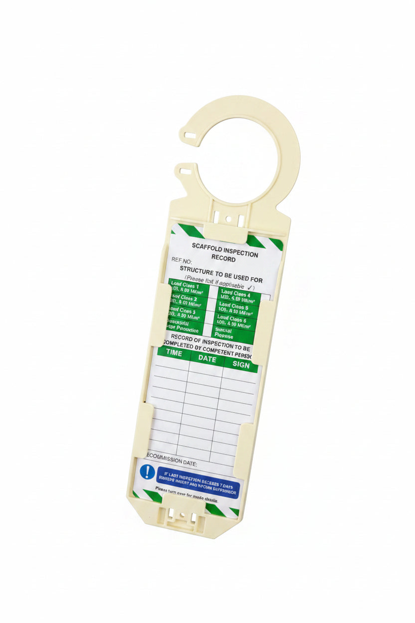Scaffolding Inspection Record Card