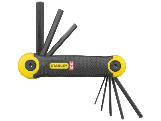 Hexagon Key Set, 8 Piece, Metric Folding