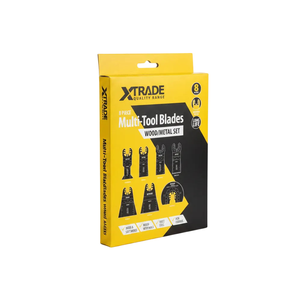 Multi-Tool Wood/Metal 8 Piece Blade Set XTrade