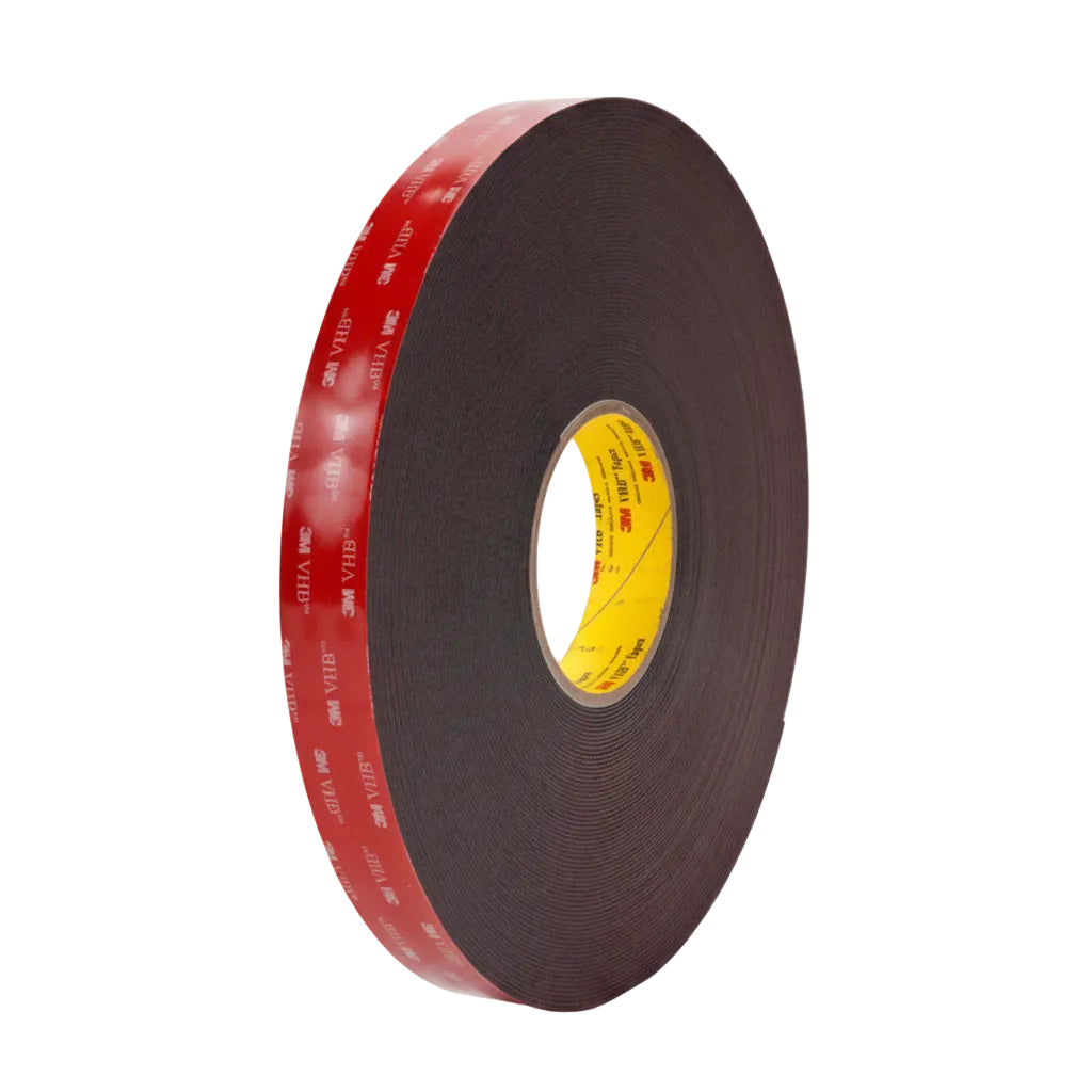 Bonding Tape, Acrylic Foam, Black, 19mm x 33m 3M VHB™ 5925F