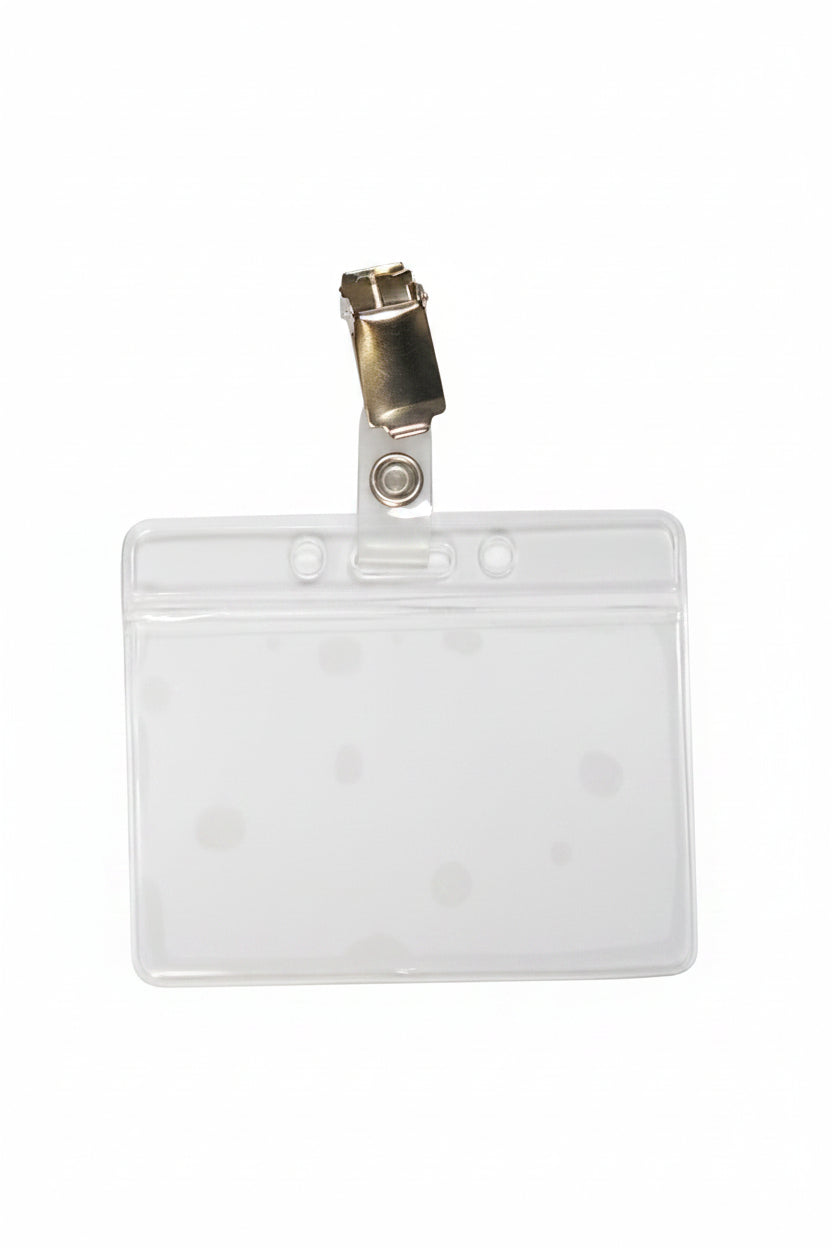 ID Badge Holder with Clip