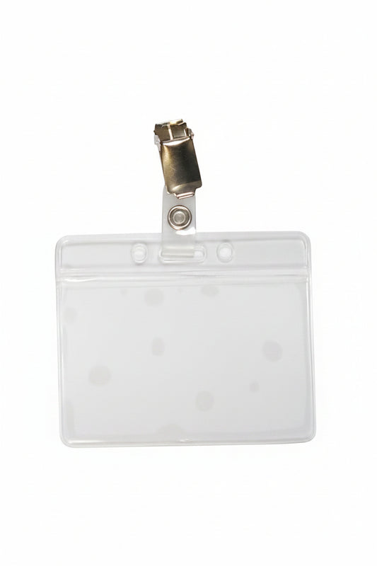 ID Badge Holder with Clip