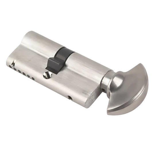 ERA 6-Pin Euro Cylinder Thumbturn Lock 35-35 (70mm) Satin Nickel