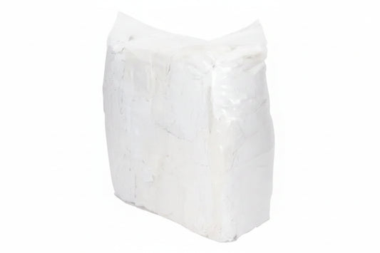 Towelling wiping rags - white laundry grade 10kg