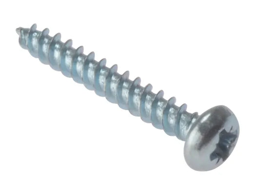Woodscrews Pozi Round Head BZP