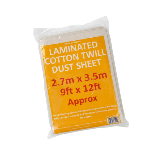 Dust Sheet Laminated Cotton 12ft x 9ft