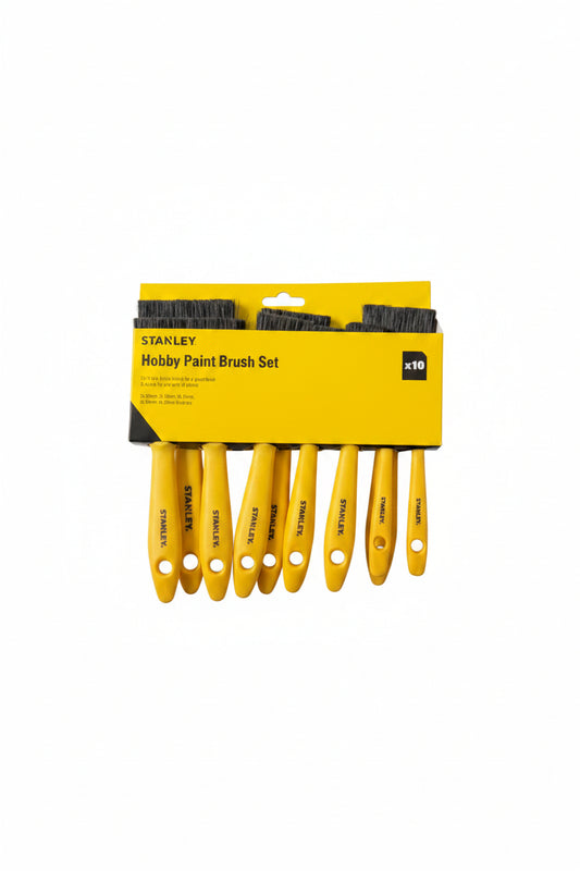 Hobby Paint Brush Set, 10 Piece