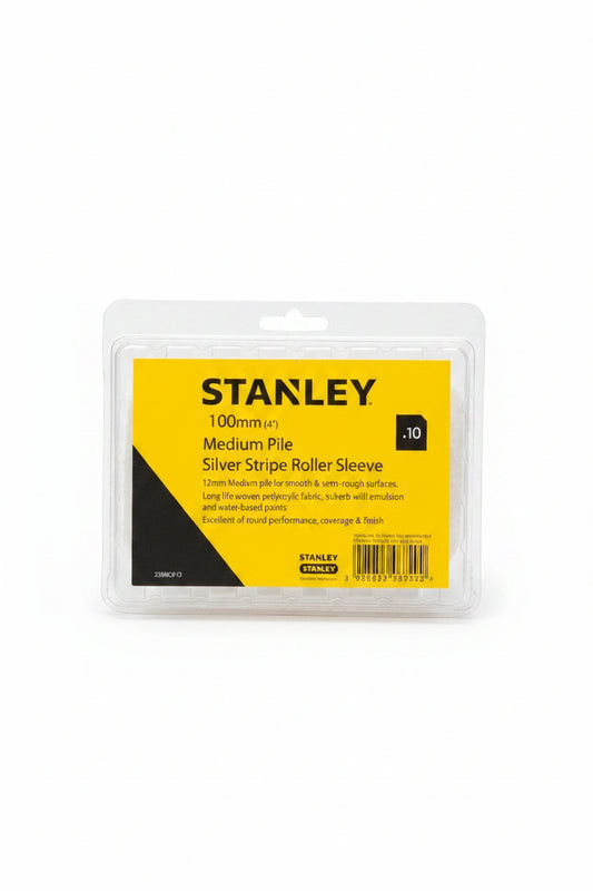Roller Refill 4"  Medium Pile Silver Stripe