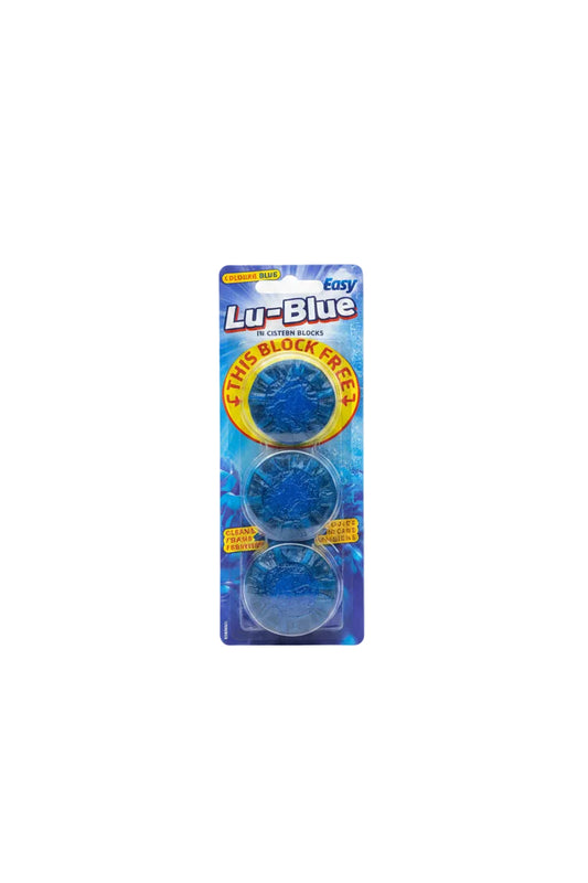 Toilet Block Lu-Blue twin pack
