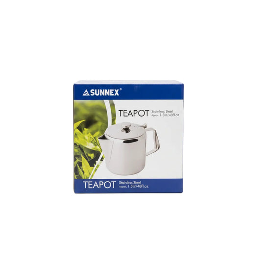 Teapot Stainless Steel 48oz