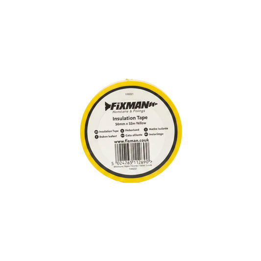 Yellow Insulation Tape 50mm x 33m