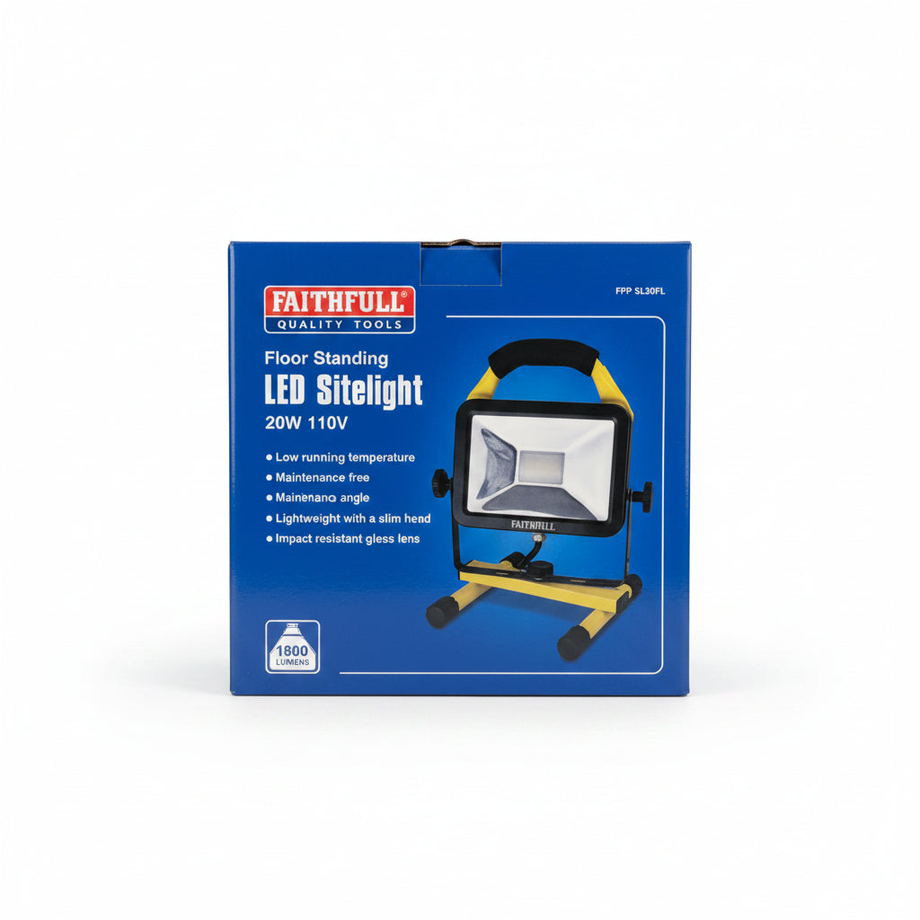 LED Pod Site Flood Light 110V 20W 1800 Lumens