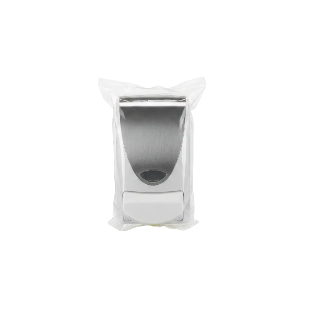 Soap Dispenser White and Chrome 1l