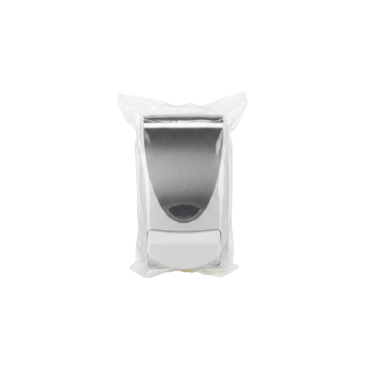 Soap Dispenser White and Chrome 1l
