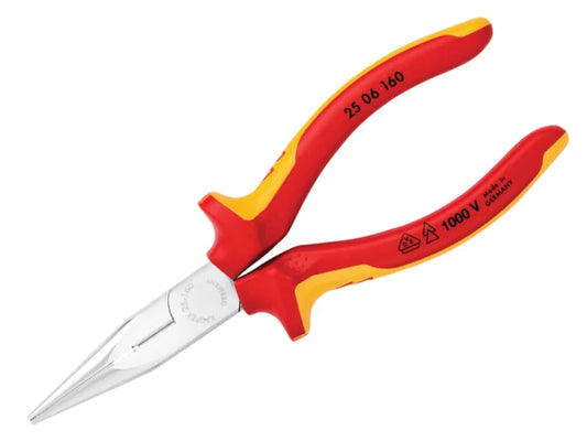 Snipe Nose Side Cutting Pliers 160mm 25 06 160 VDE
