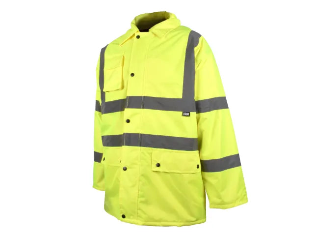 Hi-Vis Yellow Motorway Jacket