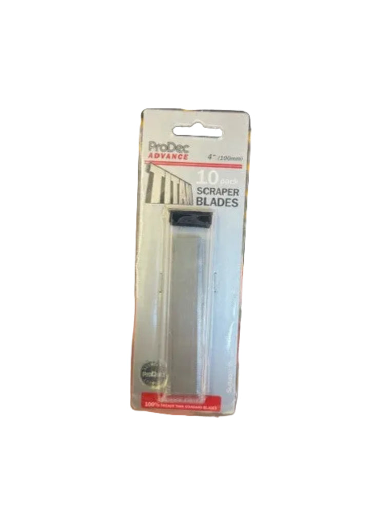 Titan Heavy Duty Scraper Blades (Pack of 10) 4"