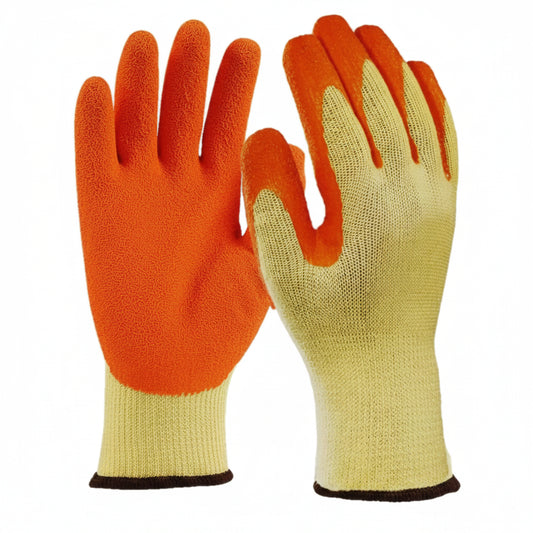 Multi-Purpose Gloves Orange Latex