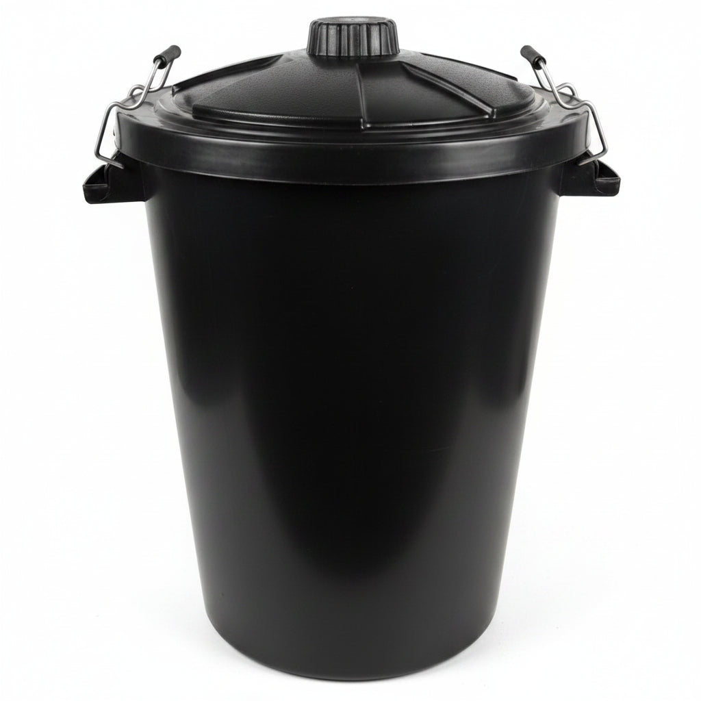 Plastic Dustbin with Lid 94L