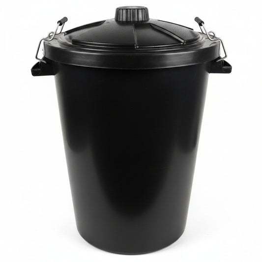 Plastic Dustbin with Lid 94L