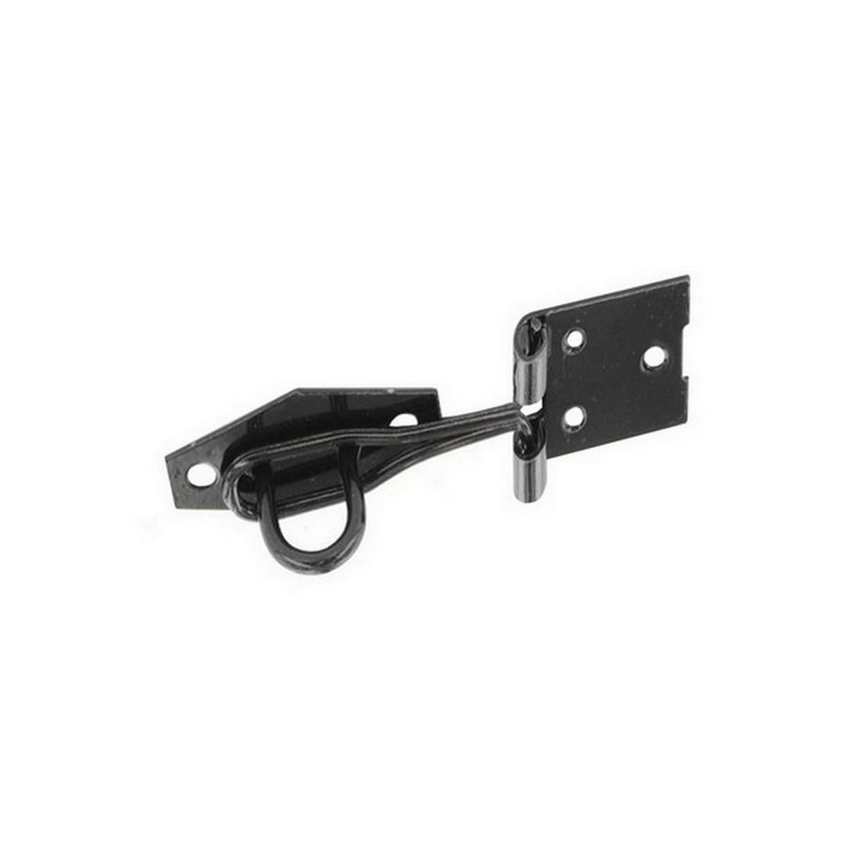Wire Hasp & Staple Black Securit