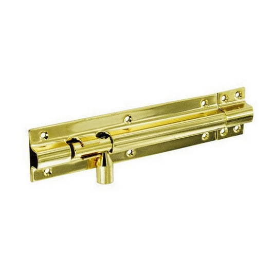 Door Bolt Brass 100mm Securit
