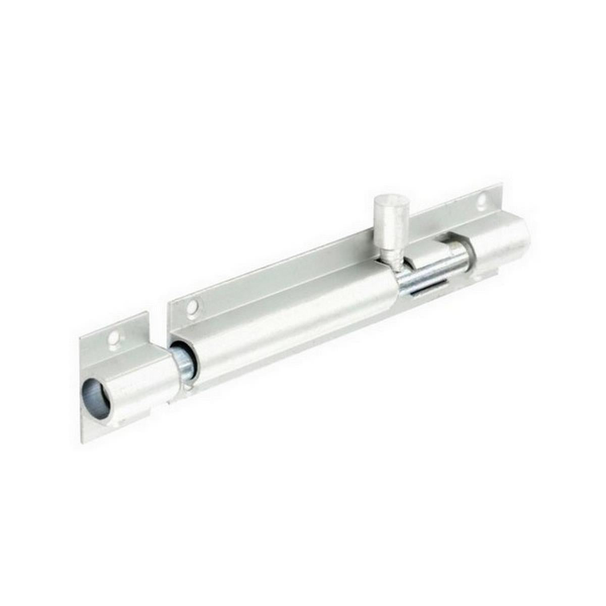 Door Bolt Satin Aluminium 150mm Securit