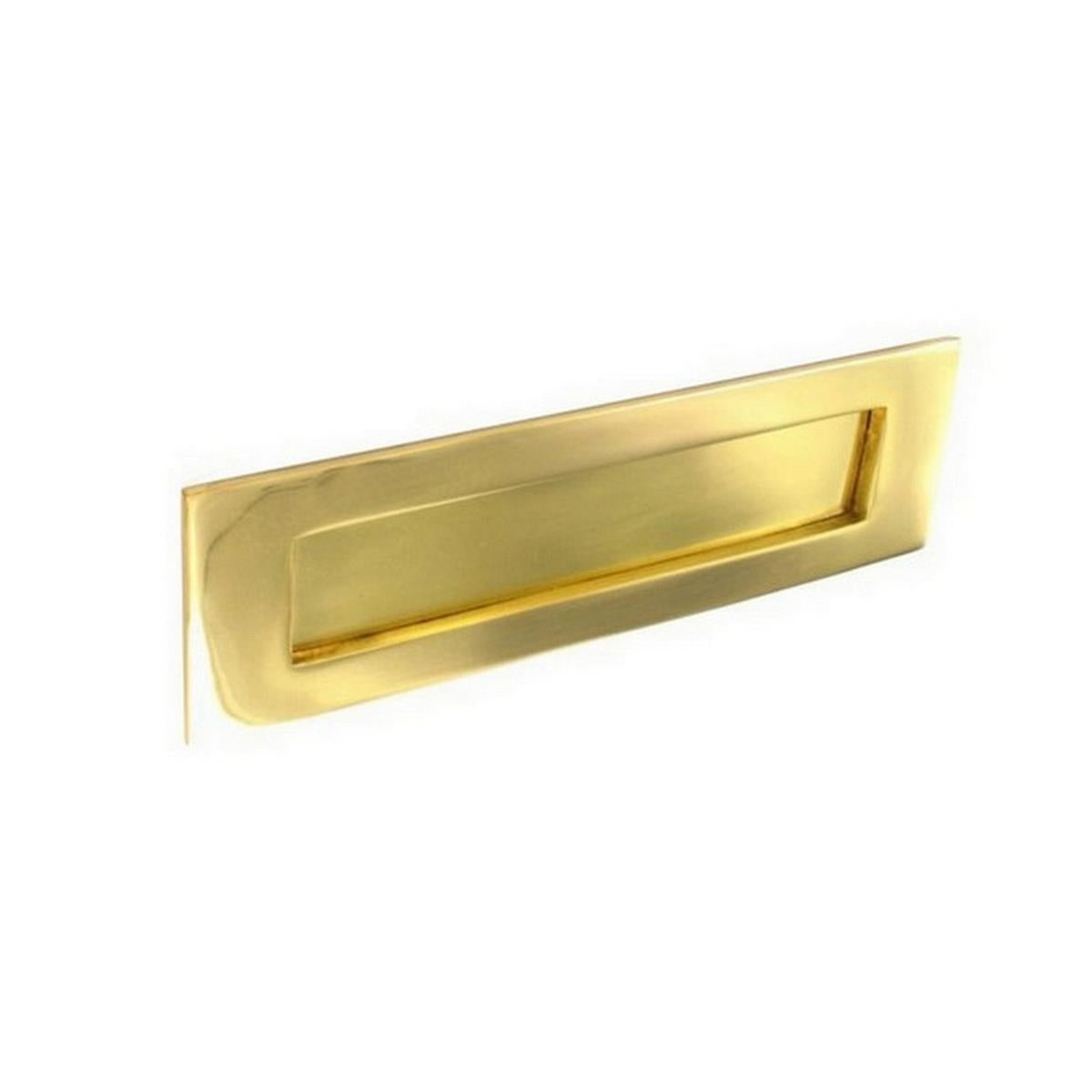 Victorian Brass Letter Plate 250mm Securit S2230