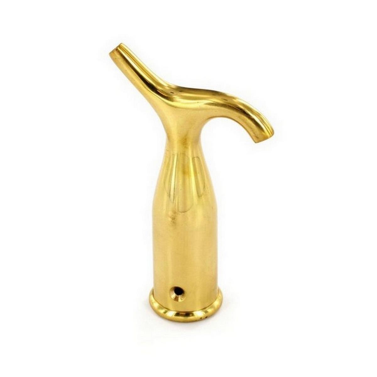 Pole Hook Brass 125mm Securit S2589