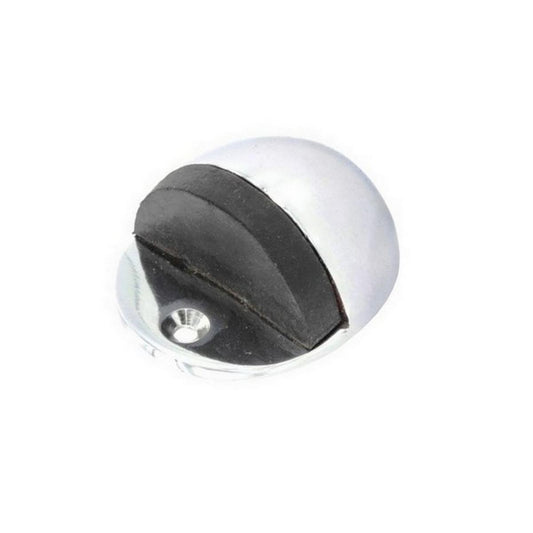 Oval Door Stop Chrome 50mm Securit S2984