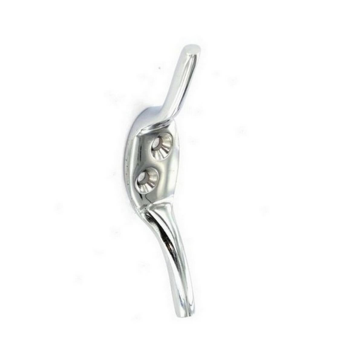 Chrome Cleat Hook Chrome 70mm Securit S2989