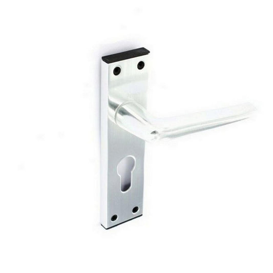 Aluminium Euro Lock Handles 150mm Securit