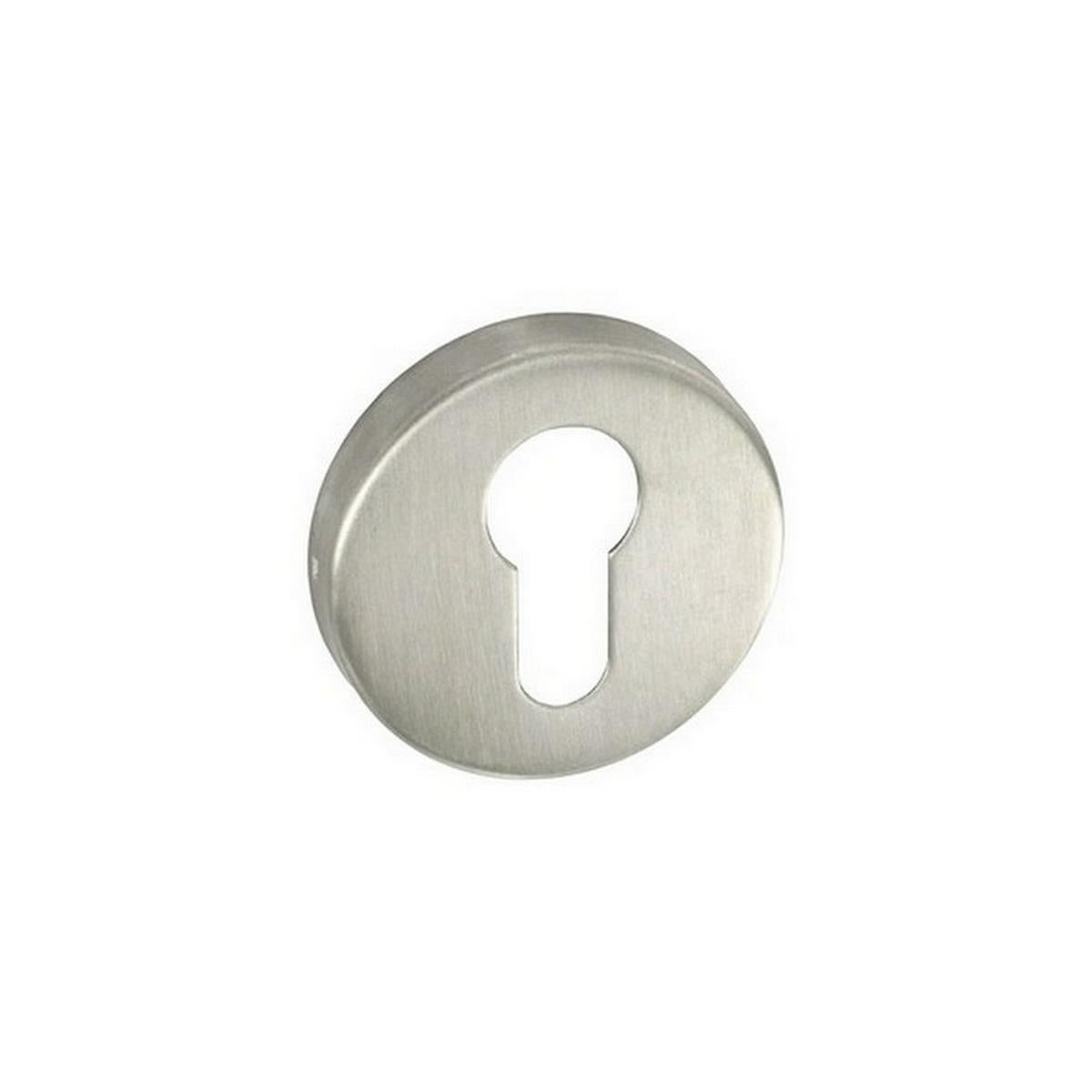 Euro Lock Escutcheon Stainless Steel 50mm Card of 2 Securit S3422