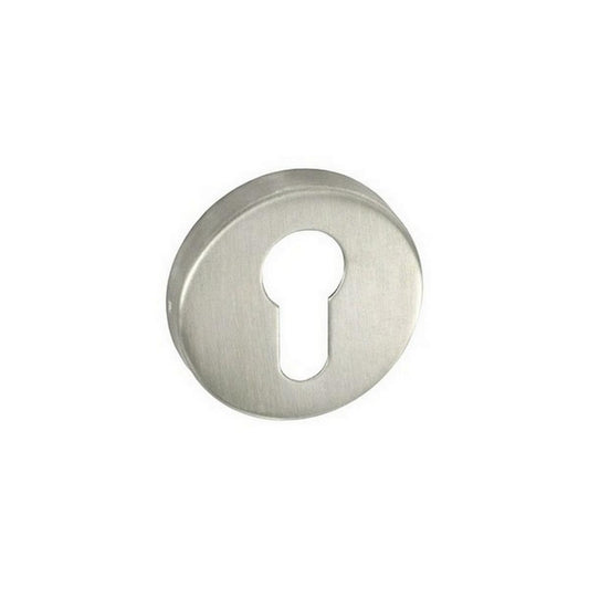 Euro Lock Escutcheon Stainless Steel 50mm Card of 2 Securit S3422