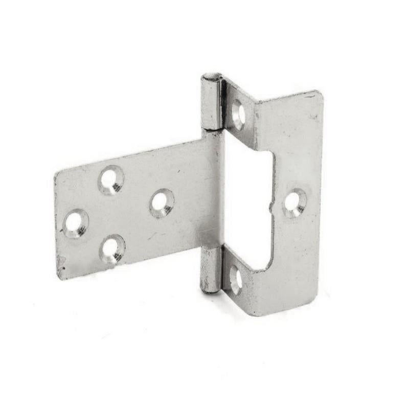 Securit Flush Hinges Cranked Zinc Plated 50mm