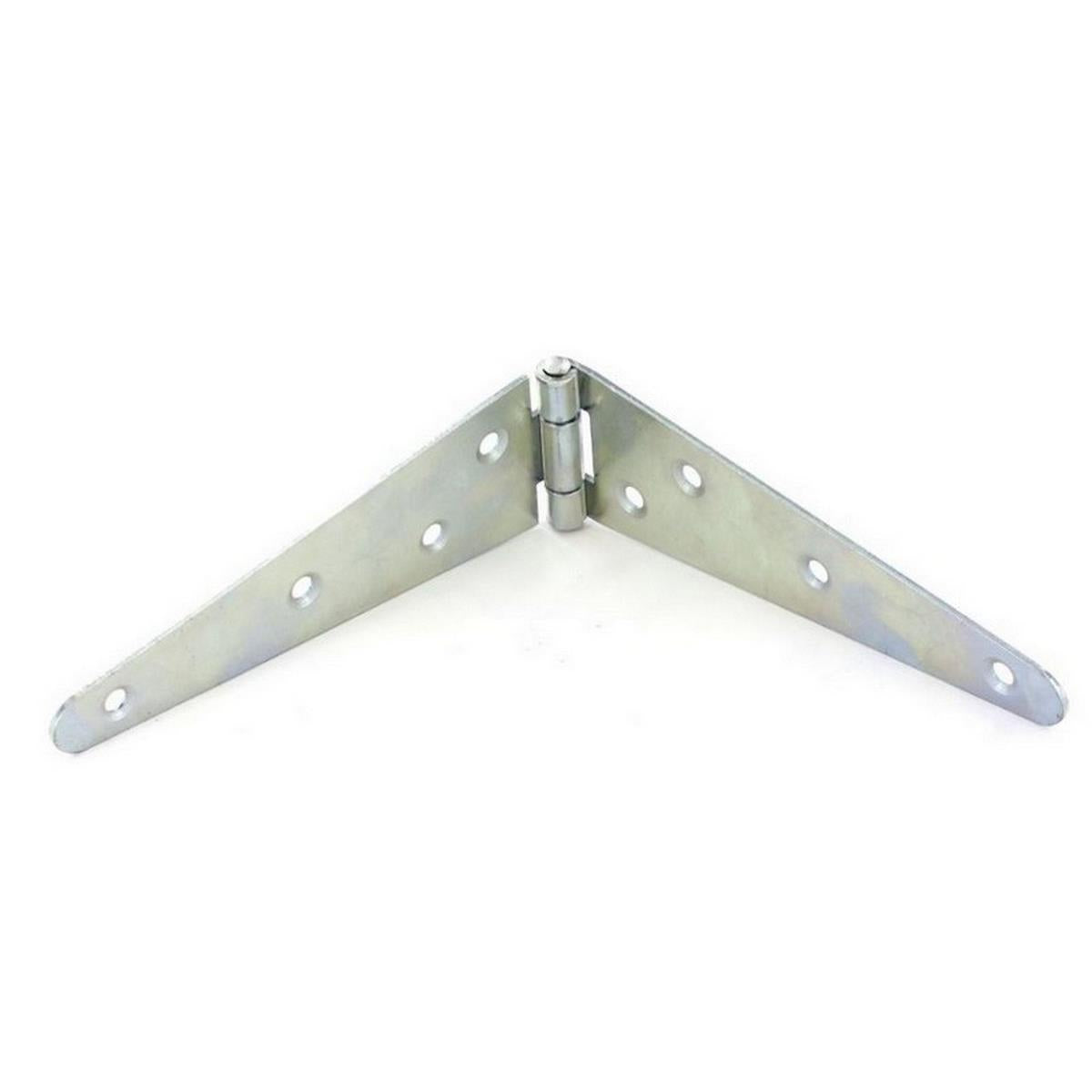 Strap Hinges Zinc Plated Pair