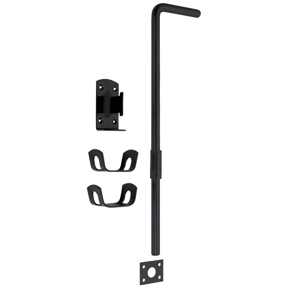 Garage Door Drop Bolt 18" Black Perry 260