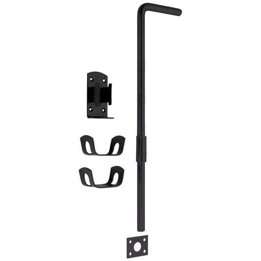 Garage Door Drop Bolt 18" Black Perry 260