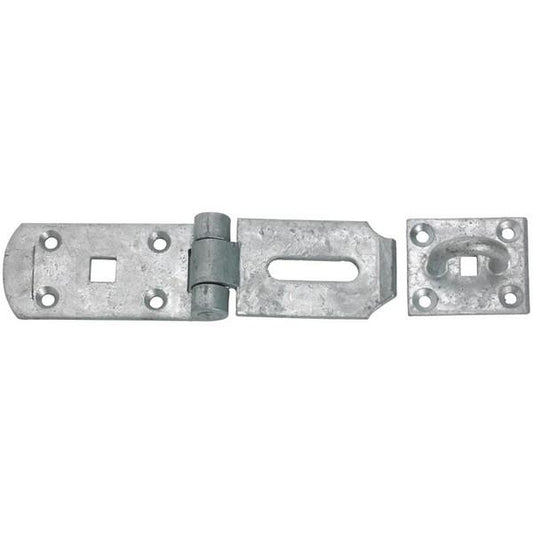 Medium Hasp and Staple 8" Galvanised Perry HS149M